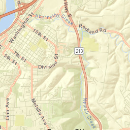 Oregon City Street Map