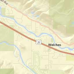 Mount Hood Village Street Map