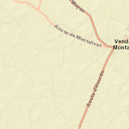 Vendays-Montalivet Street Map