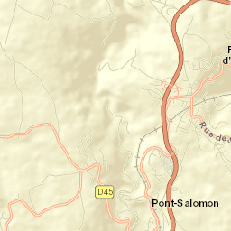 Pont-Salomon Street Map