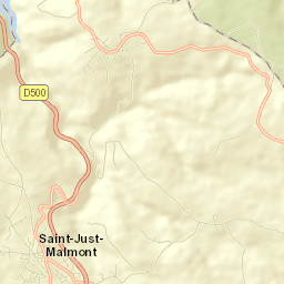 Saint-Just-Malmont Street Map