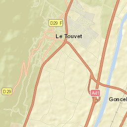 Le Touvet Street Map