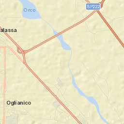 Oglianico Street Map