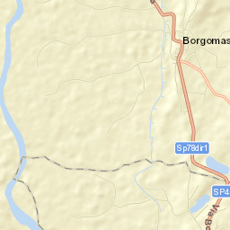 Borgomasino Street Map