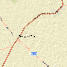 Borgo d'Ale Street Map