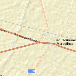 San Germano Vercellese Street Map