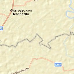 Granozzo con Monticello Street Map