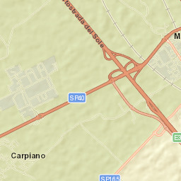 Carpiano Street Map
