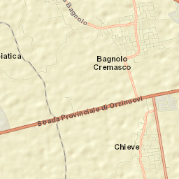 Bagnolo Cremasco Street Map