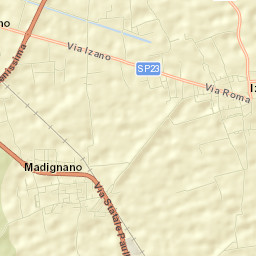 Madignano Street Map