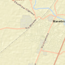 Manerbio Street Map