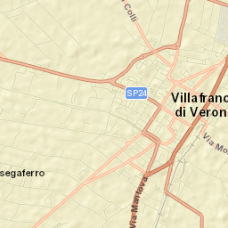 Villafranca di Verona Street Map