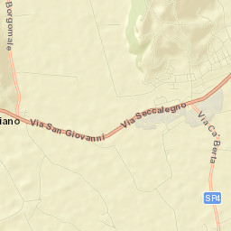Sossano Street Map