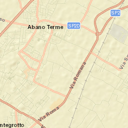 Abano Terme Street Map