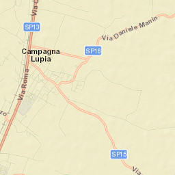 Campagna Lupia Street Map