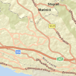 Marinići Street Map