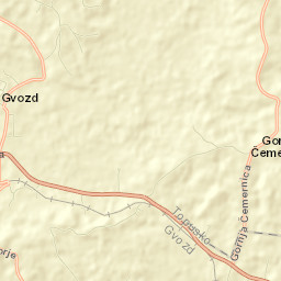 Gvozd Street Map