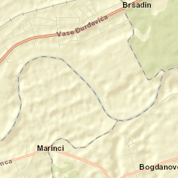 Bogdanovci Street Map