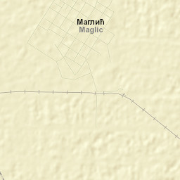 Maglić Street Map