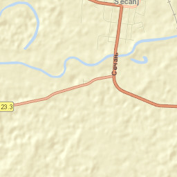 Sečanj Street Map