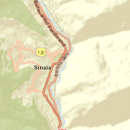 Oraş Sinaia Street Map