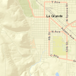 La Grande Street Map