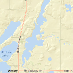 Amery Street Map