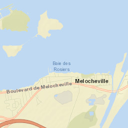 Melocheville Street Map