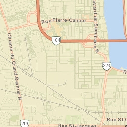 Saint-Jean-sur-Richelieu Street Map