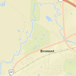 Bromont Street Map