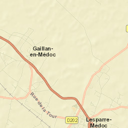 Lesparre-Médoc Street Map