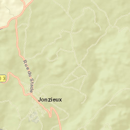 Jonzieux Street Map