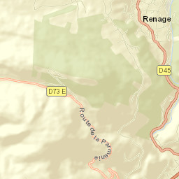 Renage Street Map
