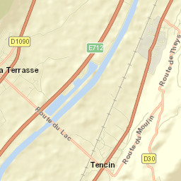 Tencin Street Map