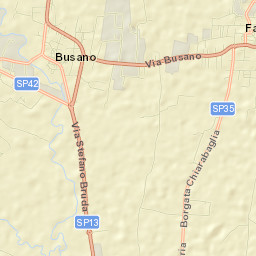 Busano Street Map