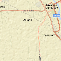 Rivarolo Canavese Street Map