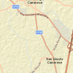 San Giusto Canavese Street Map