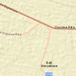 Sali Vercellese Street Map