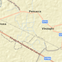 Vinzaglio Street Map