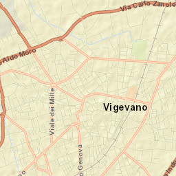 Vigevano Street Map