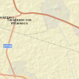 Tavazzano Street Map