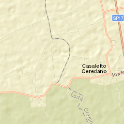 Casaletto Ceredano Street Map
