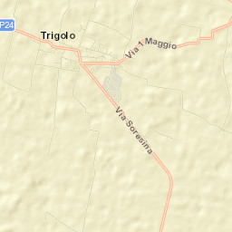 Trigolo Street Map