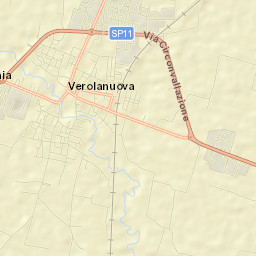 Verolanuova Street Map