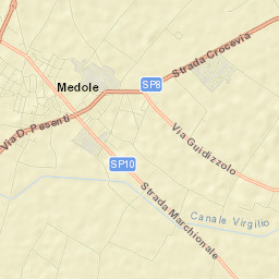 Medole Street Map