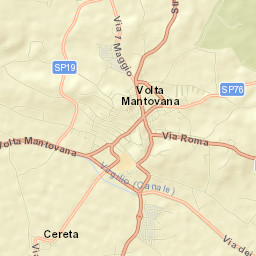 Volta Mantovana Street Map