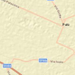 Palù Street Map
