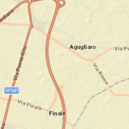 Agugliaro Street Map