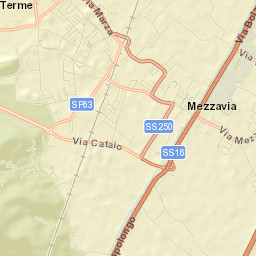 Montegrotto Terme Street Map