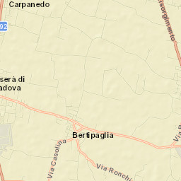 Bertipaglia Street Map